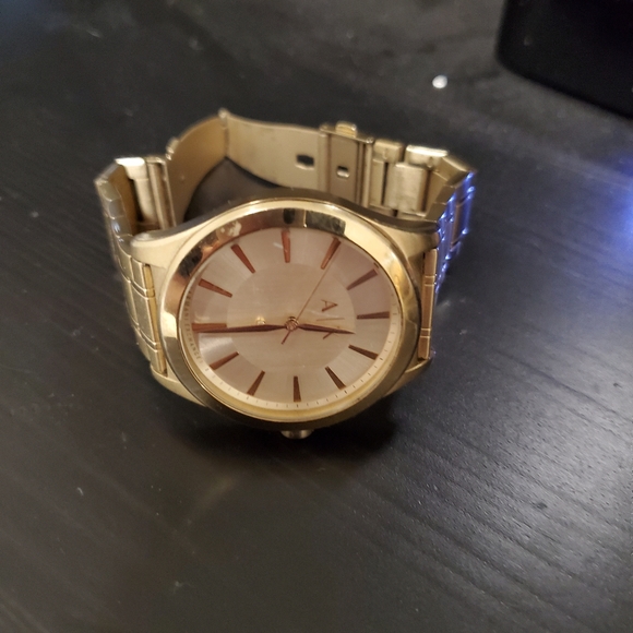 Armani Exchange Mens Gold Watch - Picture 2 of 2
